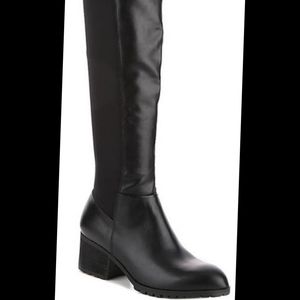 Charles by charles david Over the knee high stretch boots sz 8.5 wide calf